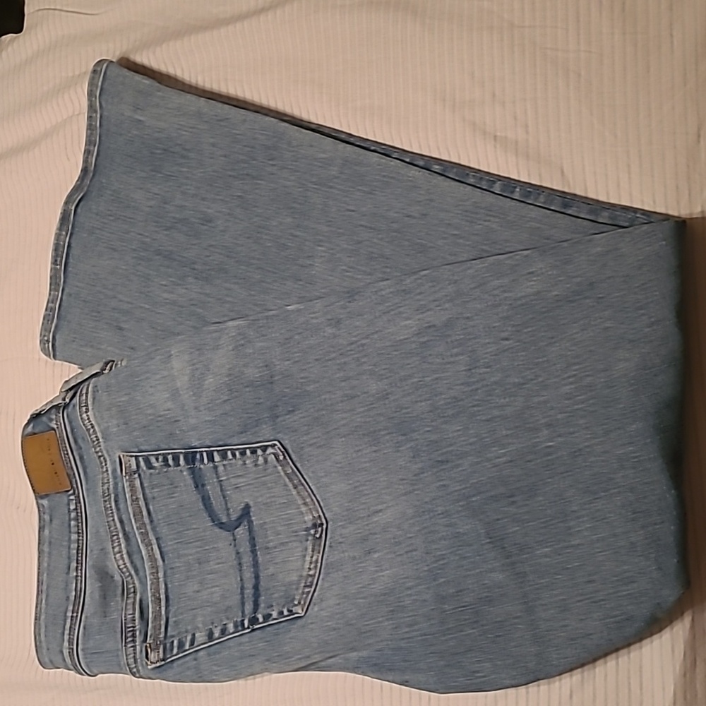 American Eagle Outfitters Light Blue Bootcut Super Stretch Jeans
